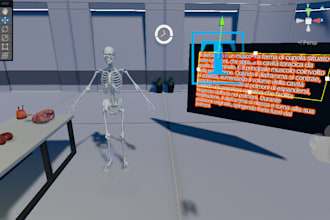 develop a custom VR experience or environment in unity for oculus or webx