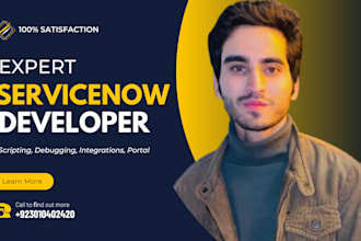 be your expert servicenow developer for any kind of task