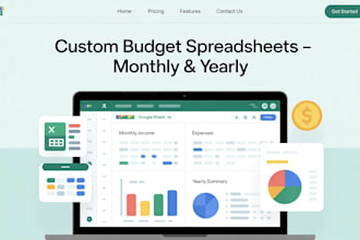 do monthly yearly financial budget excel spreadsheet business google sheets