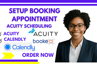 setup simplybook me on appointment, tidycal, vagaro, honeybook just book me here