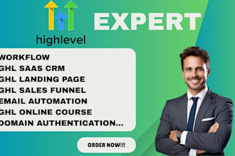setup gohighlevel CRM automation, expert, ai agent ghl, gohighlevel sales funnel