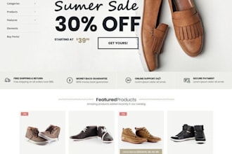 create footwear website, sneakers website design, shoe website