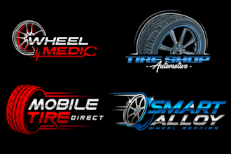 make a unique automotive, car wash, car repair and car racing logo