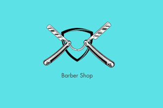 do unique barber and beauty saloon logo