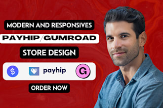 build payhip stan store gumroad digital product website design sales funnel SEO