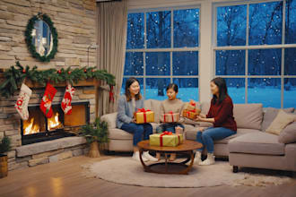 send you 17 custom holiday video snippets