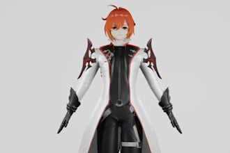 completely fix and rig your 3d model for mmd, blender, unity