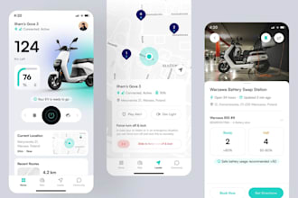 develop e scooter app, ev charging app, e bike app like lime, bolt, bird, spin
