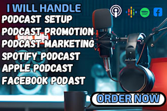 run spotify podcast promotion facebook podcast setup apple podcast marketing