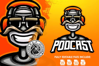 do make an mascot for your podcast or youtube channel logo
