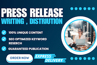 write a powerful press release, press release writing , publish press release