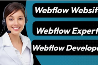 build webflow website webflow expert webflow developer