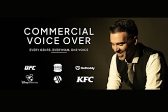 record an american male voice over