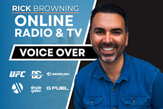 record a genuine american male voice over