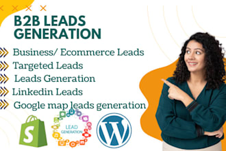 do targeted b2b google map leads list generation for shopify wordpress ecommerce