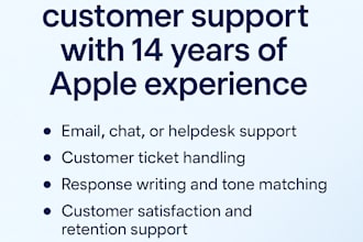 provide expert customer support with 14 years of apple experience
