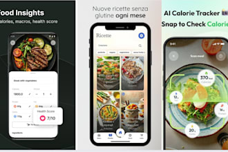 develop an ai calories app, ai nutrition tracking app, calories tracking app