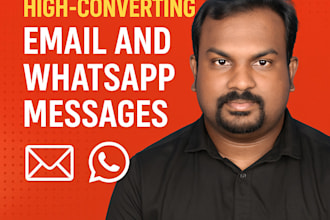 write high converting email and whatsapp marketing messages