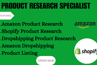 do product research dropshipping amozon fba winning shopify product