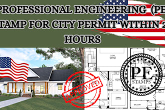 architectural stamp, city permit, ca, florida permit pe stamp, texas wa sc stam