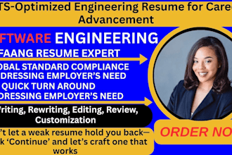 write professional resume for cybersecurity , software engineer, IT, tech sales