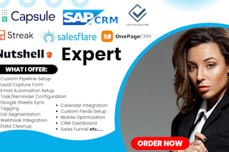 setup capsule crm less annoying crm streak crm salesflare micro crm sheetify crm