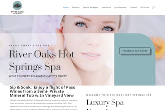 design spa website salon website hair website beauty website hair extension