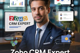 be your zoho expert, integrate zoho crm, forms, campaigns, workflows, zoho books