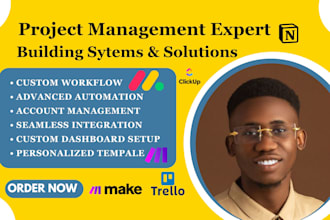 setup workflow integrate and automate your trello clickup notion monday make com