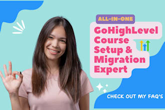 setup gohighlevel online course website, membership, community, course migration
