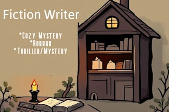 ghostwrite a cozy mystery, horror, or a thriller short story