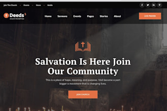 design spiritual website ministry website church website yoga meditation website