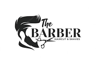 design an outstanding barber shop logo for you