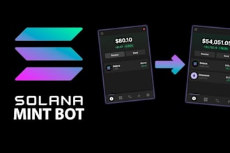 be your automated for crypto arbitrage bot, solana liquidity bot, solana bot