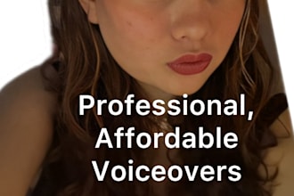 create a cheap professional voiceover