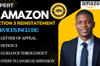 reactivate suspended amazon account under section 3