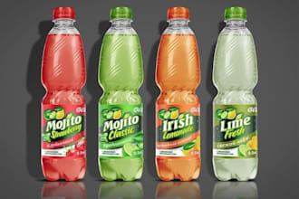 design botle label design, product packaging, box design, 3d bottle, 3d mockup