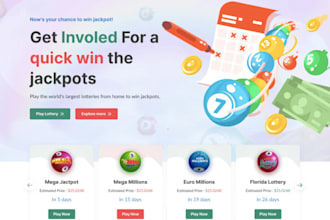 create and design competition website, raffle giveaway website, spinner website