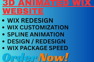 3d animated interactive parallax website, webflow website wix figma landing page
