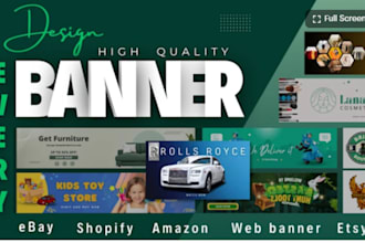design shopify banner, header, hero image, shopify slider and website banner