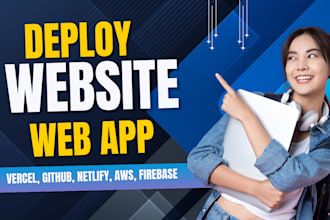 deploy html, css and reactjs website on netlify, github, aws