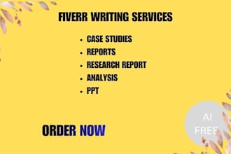 proofread and edit business and medical case studies, reports, and PPT