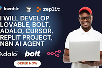 do lovable dev bolt new lovable ai replit website v0 cursor mvp saas n8n agent