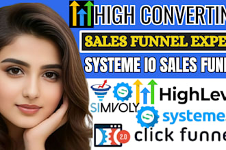 create systeme io website, systeme io sales funnel, systeme io landing page