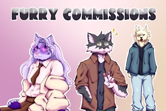 draw your furry characters sfw or nsfw
