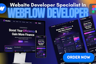 be your webflow developer expert for webflow design, figma to webflow, animation