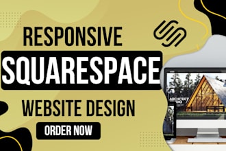 design or redesign your squarespace or wix ecommerce pod site, landing page