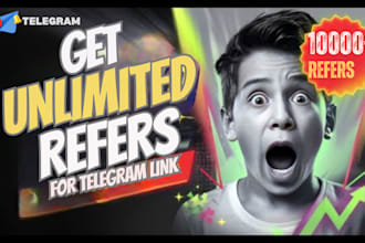 50m users via telegram referral link promotion, telegram referral link promotion