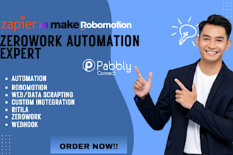 automate zerowork io robomotion make com n8n ifttt workato replit rpa tools