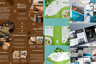 design annual report in print or digital format,  catalog, booklets and brochure